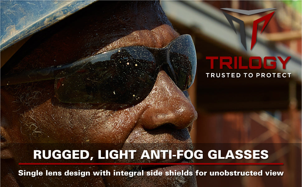 Trilogy Lightweight Safety Glasses 12 Pair Pack