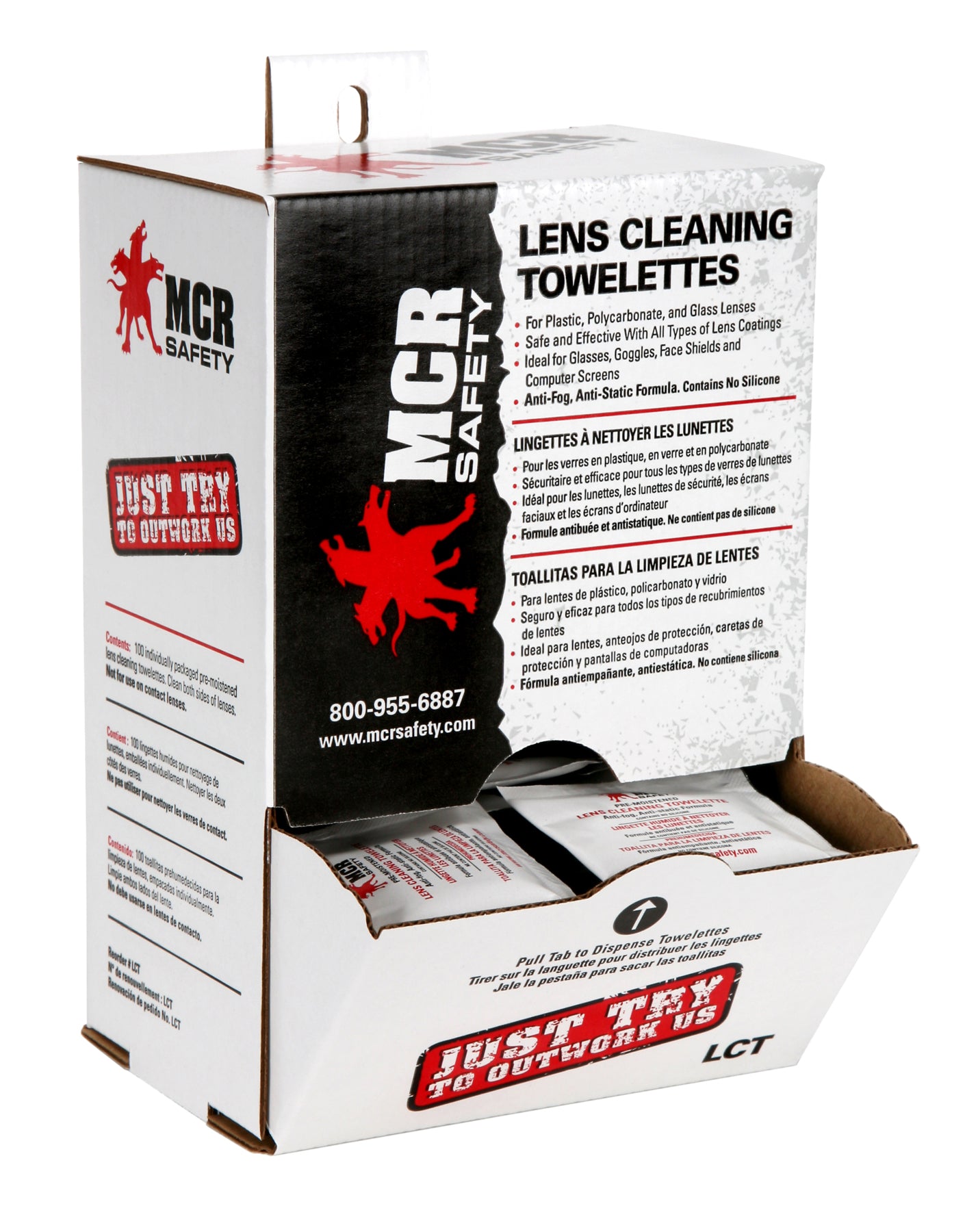 LCT Lens Cleaning Towelettes MCR Safety s Buy Try