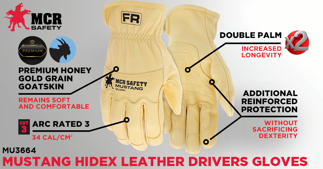 MU3664 - Mustang HiDex Leather Drivers – MCR Safety's Buy & Try MU3664 - Mustang HiDex Leather Drivers – MCR Safety's Buy & Try