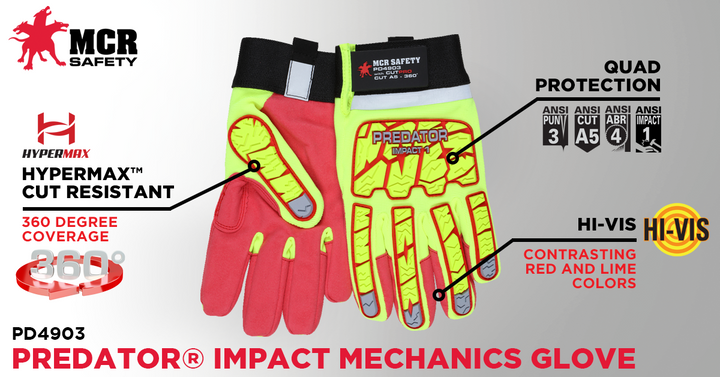 PD4903 - Predator® CutPro Mechanics Gloves – MCR Safety's Buy & Try