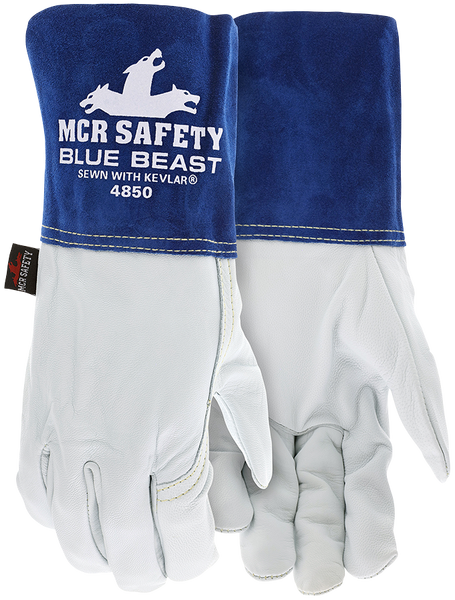 4850 - Blue Beast Leather Welding Work Gloves – MCR Safety's Buy & Try