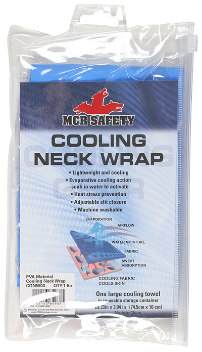 CGNW03 - 1 Piece Blue Cooling Neck Wrap