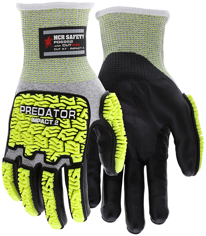 PD6952 - CUT A7 Predator® Impact Level 2 Mechanics Glove – MCR Safety's ...