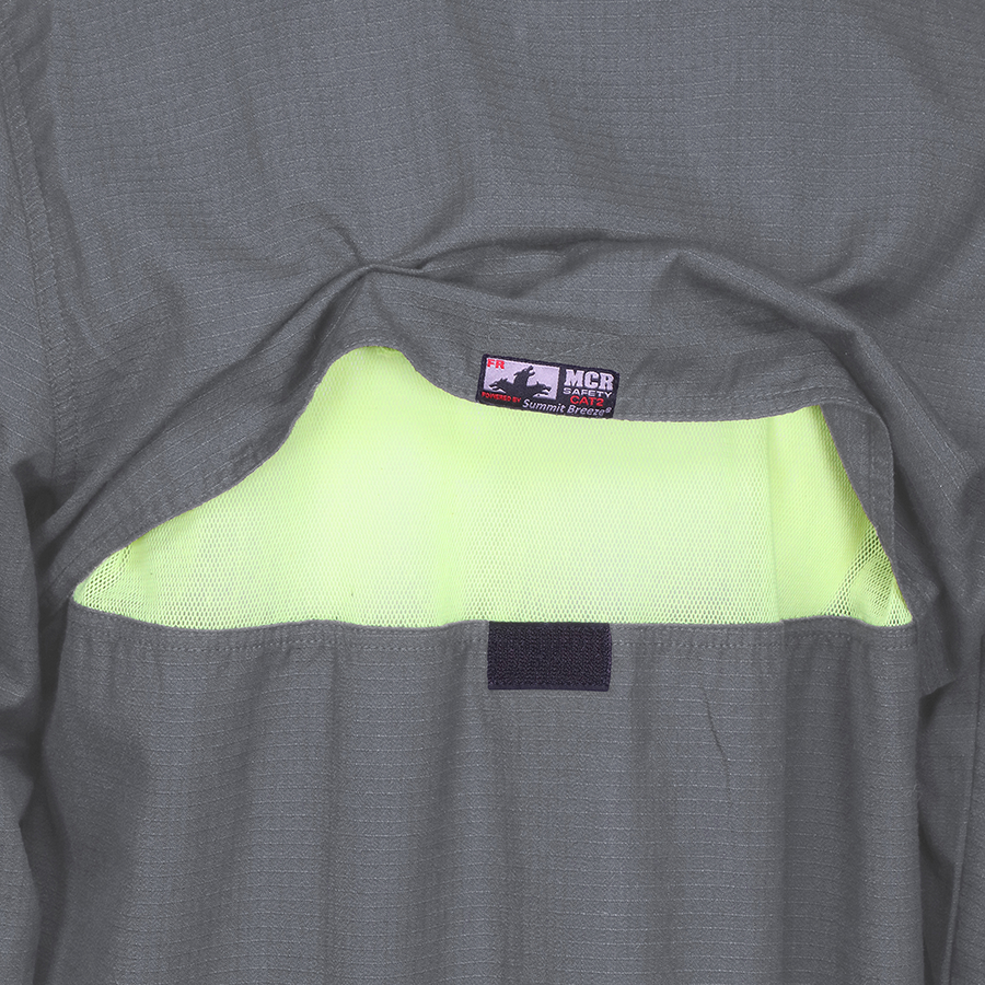 SBS1001 - Summit Breeze® 5.5 oz FR Work Shirt Gray