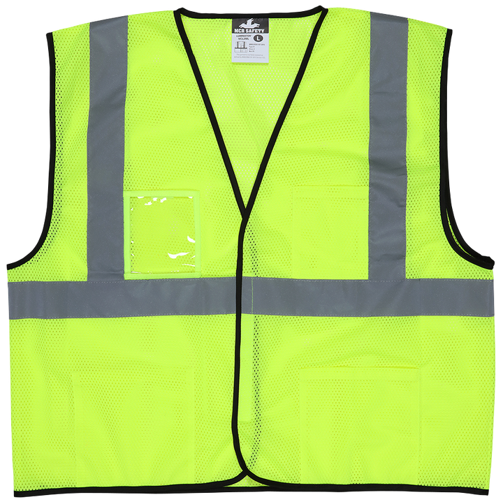 VCL2ML - Hi Vis Reflective Lime Safety Vest – MCR Safety's Buy & Try