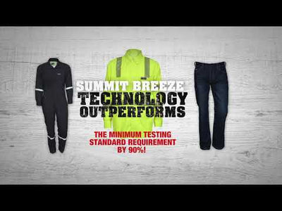 SBS1002 - Summit Breeze® 5.5 oz FR Work Shirt Navy