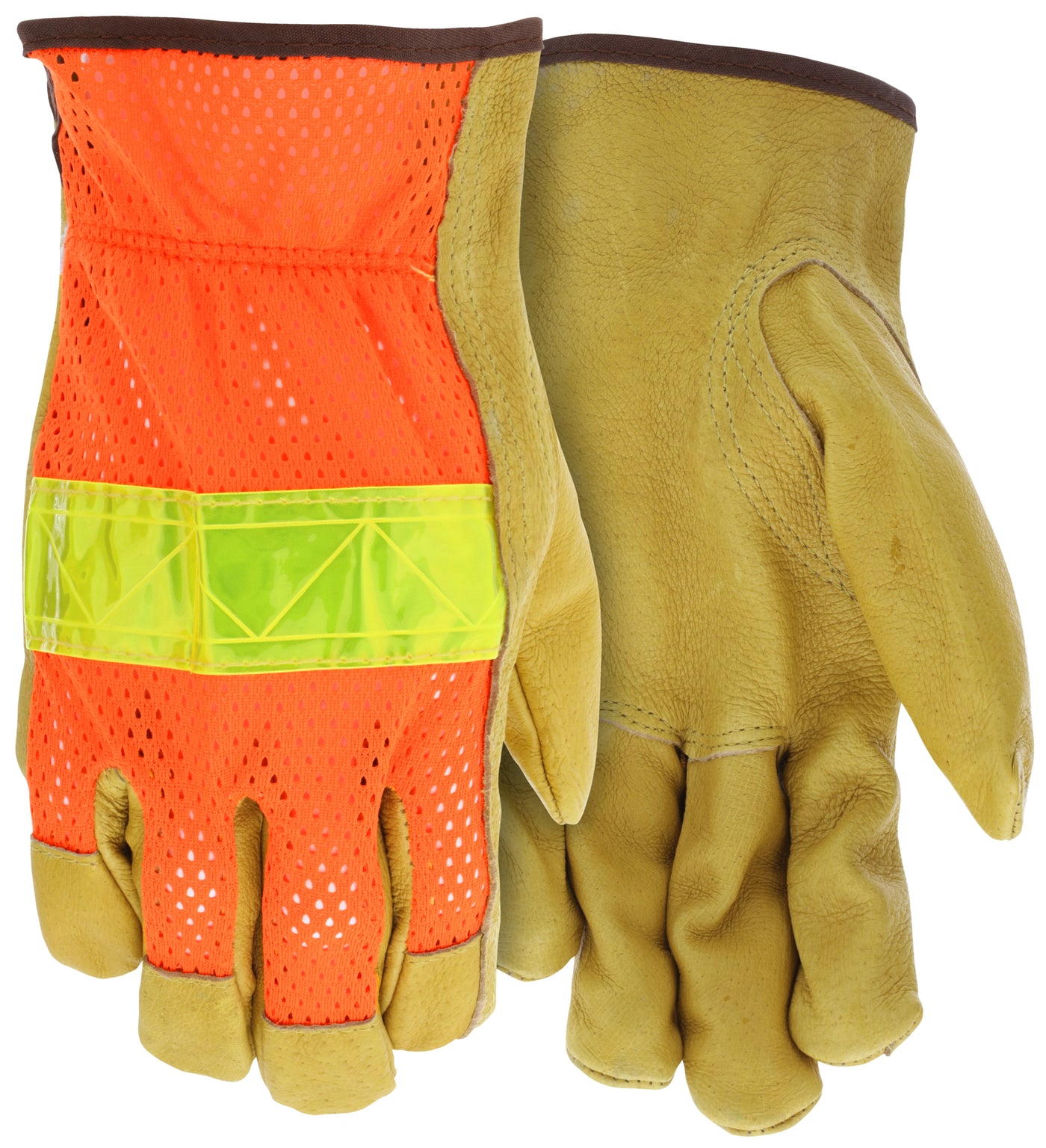 34111 - Luminator™ Hi-Visibility Leather Drivers – MCR Safety's Buy & Try