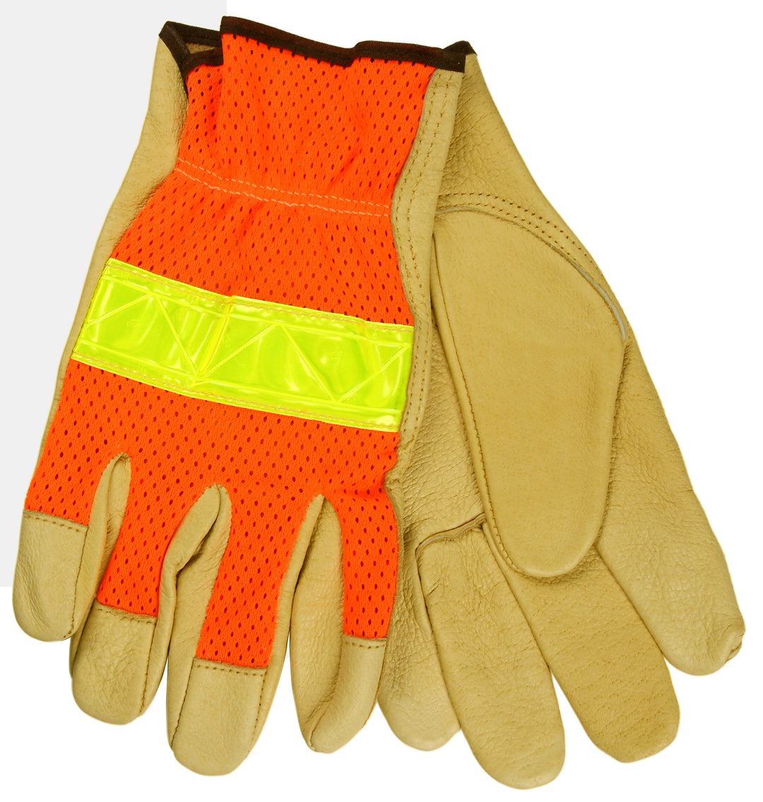 34111 - Luminator™ Hi-Visibility Leather Drivers – MCR Safety's