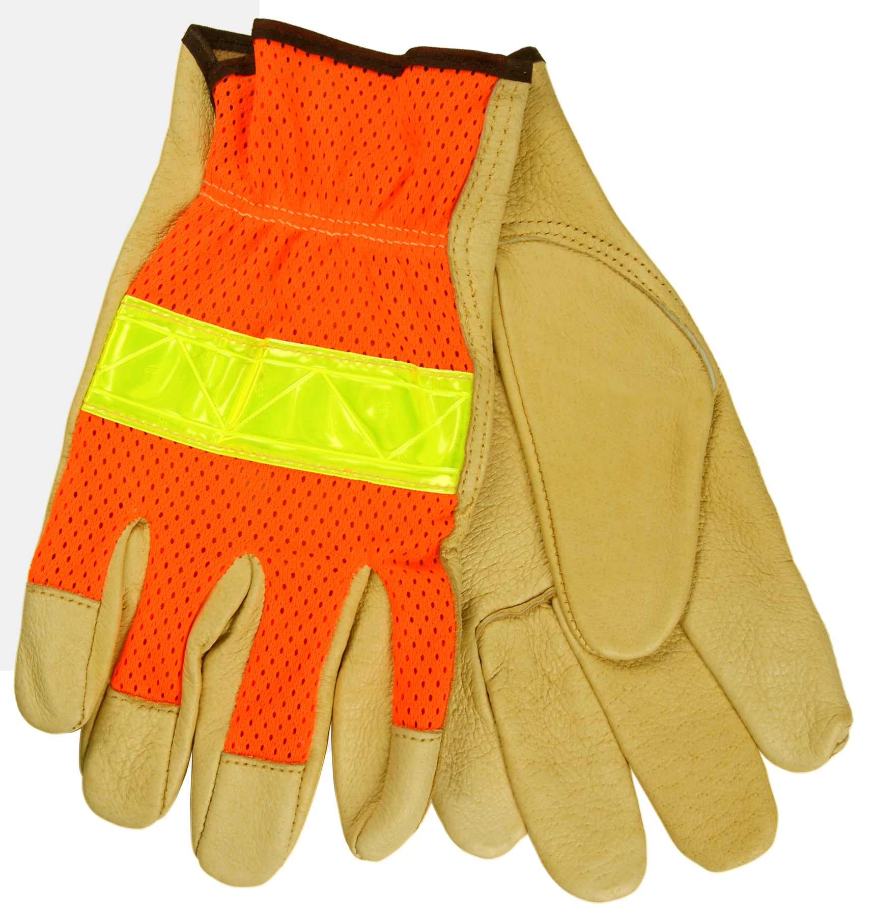 34111 - Luminator™ Hi-Visibility Leather Drivers – MCR Safety's Buy & Try