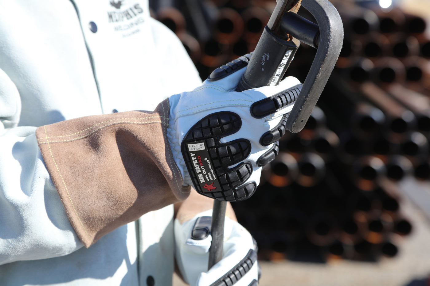 48406K - Grain Goatskin Kevlar® Lined Mig Tig Welding Glove – MCR Safety's  Buy & Try