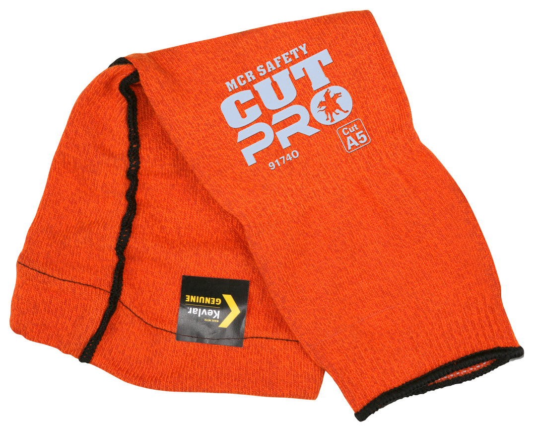 9174O - Cut Pro® Orange Kevlar® Sleeve Cut A5 – MCR Safety's Buy & Try