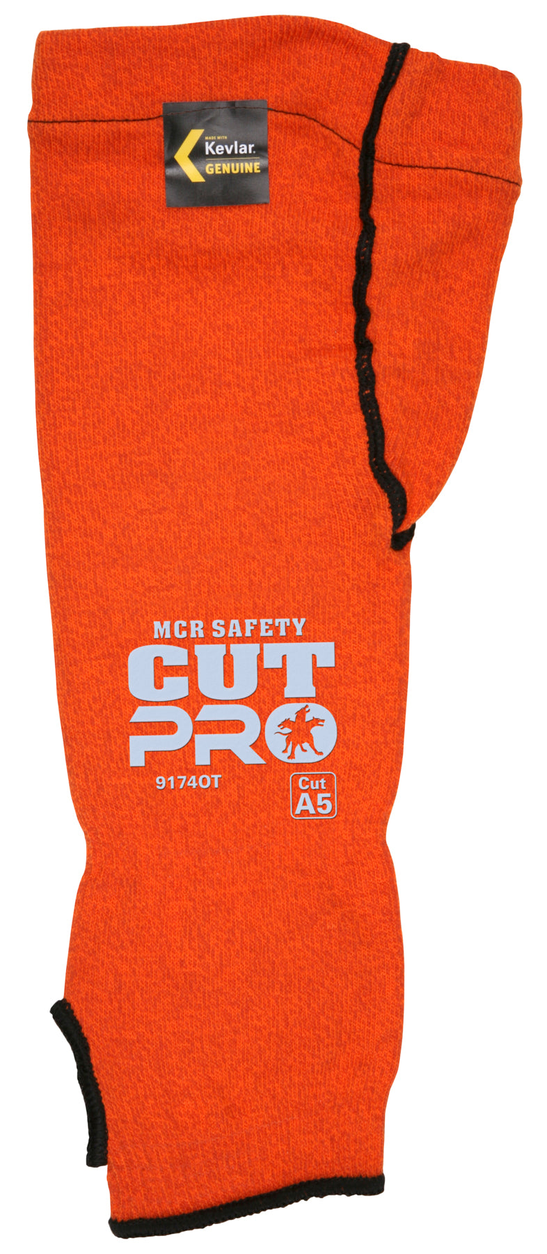 9174OT - Cut Pro® Orange Kevlar® Sleeve Cut A5