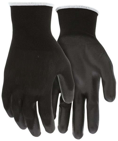 B96699 - Black Polyurethane (PU) Coated Work Gloves – MCR Safety 