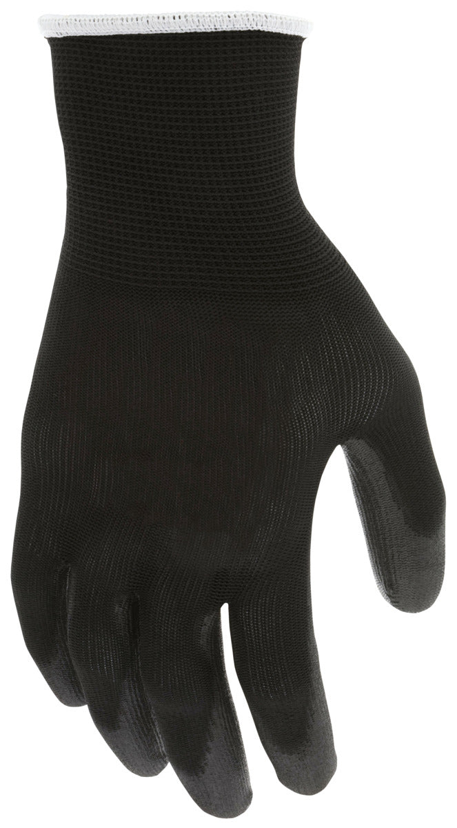B96699 - Black Polyurethane (PU) Coated Work Gloves