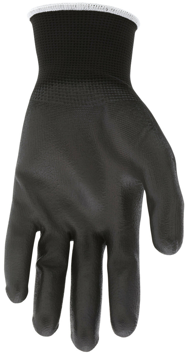 B96699 - Black Polyurethane (PU) Coated Work Gloves – MCR Safety's