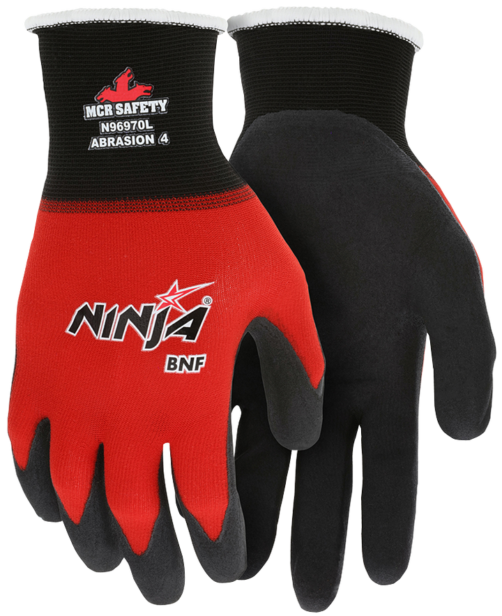 PROTOTYPE OPTION MCRSS／BARRISTER NYLON N96970 - Ninja® Nitrile Coated Work Gloves