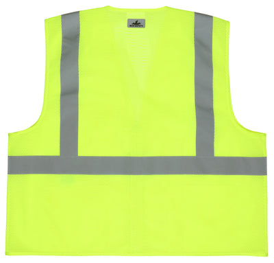 VCL2ML - Hi Vis Reflective Lime Safety Vest