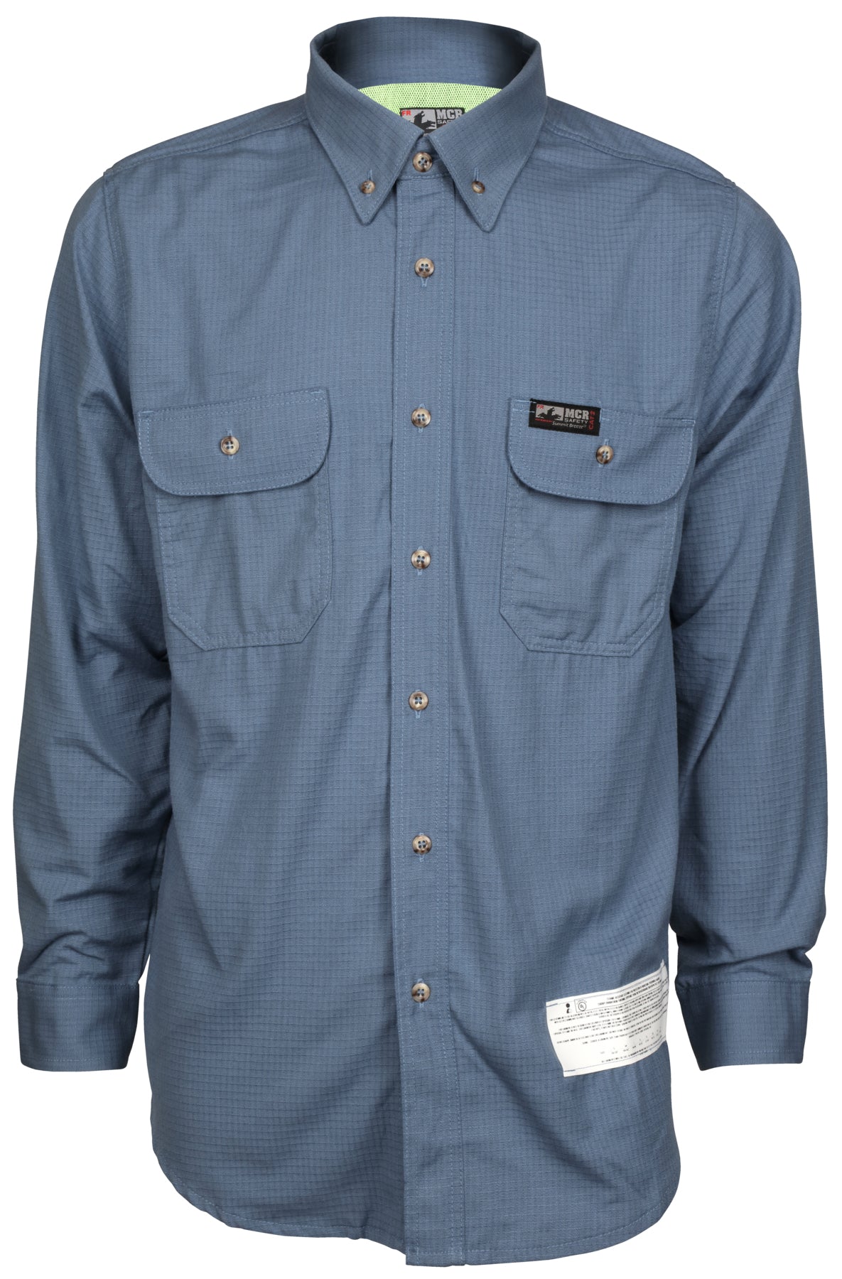 SBS1006 - Summit Breeze® 5.5 oz FR Work Shirt Blue – MCR Safety's Buy & Try