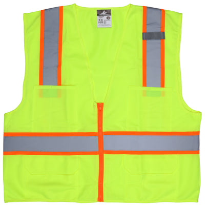 SURVL - Hi Vis Reflective Lime Safety Vest