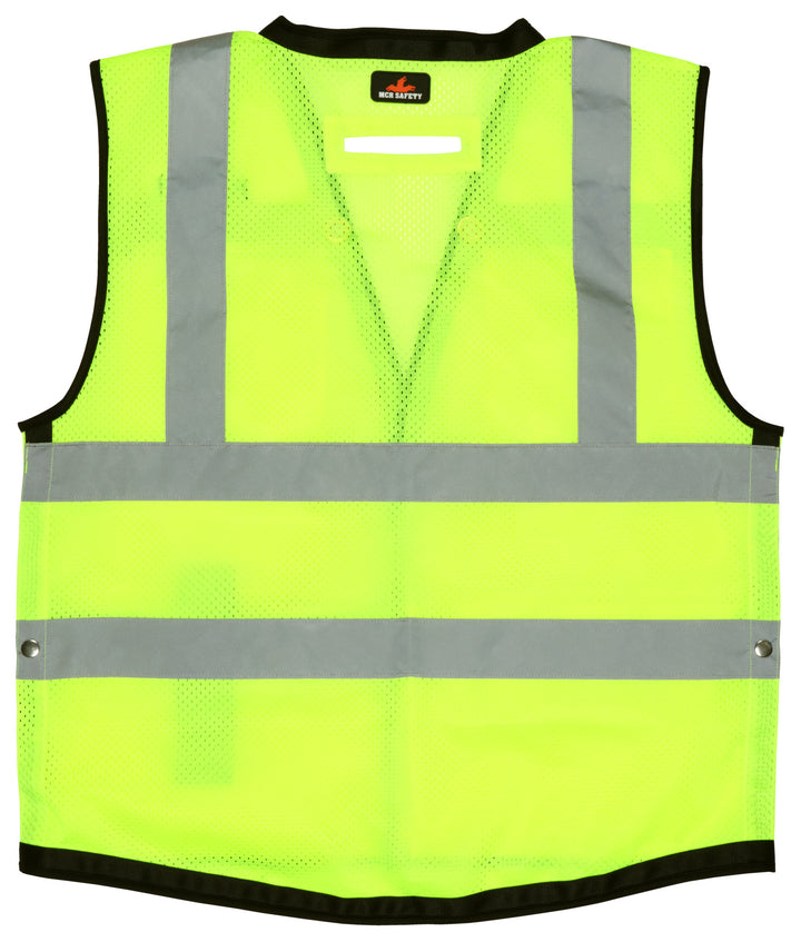 AYKRM Reflective Safety Vest Class II - High Visibility Mesh Vest With 2 Pockets For Men & Women